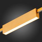 ST817.206.12 Магнитный трековый светильник FARM Золотистый LED 1*12W 3000K 580Lm Ra90 120 IP20 L232xW24xH48,5 24V