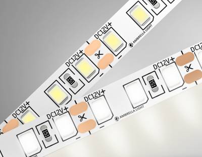 Светодиодная лента GS1102 2835 120Led/ 9.6W m/ 12V IP20 4500K/ 5000*8*1.2mm/ кратность резки 25mm (2 конт.)