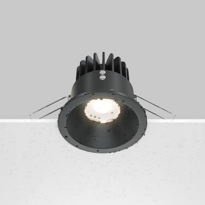 Встраиваемый светильник Зум / Zoom 12 Вт 3000 К 60° IP65, DL034-2-L12B. TM Maytoni