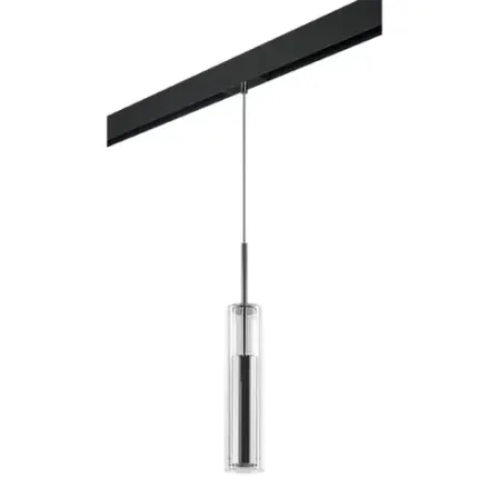 PRO756014 Светильник д/1-фазн трека CILINO 1х40W GU10 ХРОМ/ЧЕРНЫЙ (756014+595007) Lightstar