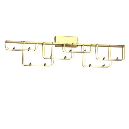 7060/12WL HIGHTECH ODL26 287 светильник нерж/сталь золото IP20 LED 12W 1080Лм 3000K 220V ZAHA