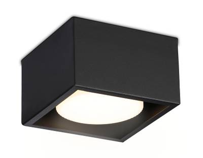 Светильник накладной TN70827 BK черный GX53 max 12W 100*100*60