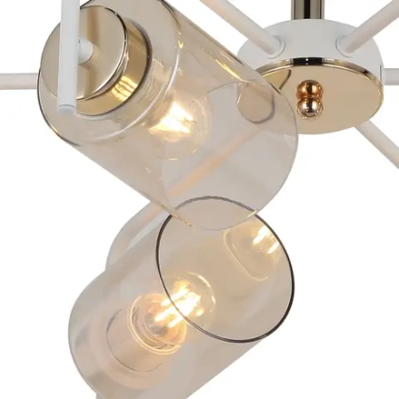 IL8248-6COU-79 WH GD светильник потолочный ILLUMICO, E27х6