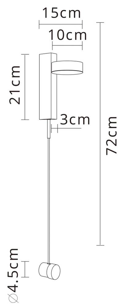 Настенный светильник Arte Lamp MIRACH A2142AP-10BK, 1хLED