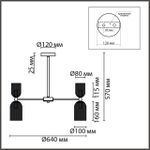 6586/10 MODERNI LN25 золото/прозрачный, металл/стекло Люстра подвесная E14 10*40W 220V KASSIA