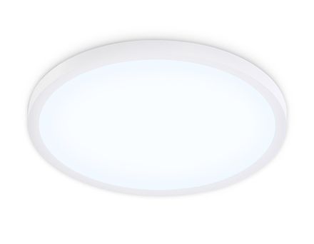Светильник светодиодный ультратонкий FZ1955 WH белый IP54 26W 5000K D370*15 (Без ПДУ)