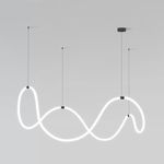 Подвесной светодиодный светильник ССТ с пультом управления 90288/1 черный, LED