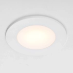 012916 Рамка (светильник) PVC д/LED-модулей 941хх и LED-ламп D50мм PIANO ROUND БЕЛЫЙ IP65
