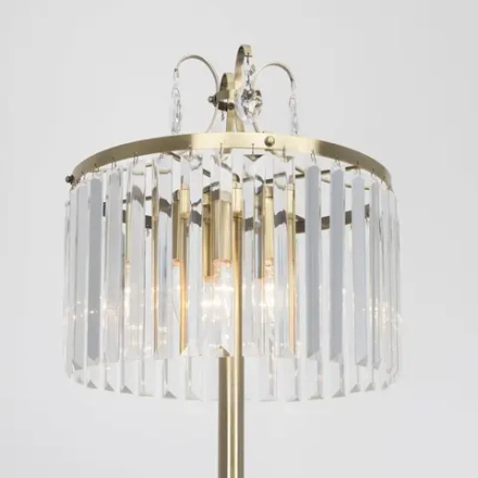 Citilux Инга CL335943 Торшер хрустальный Бронза