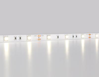 Светодиодная лента GS1802 5050 30Led/ 7.2W m/ 12V IP20 4500K/ 5000*10*1.87mm/ кратность резки 100mm (2 конт.)