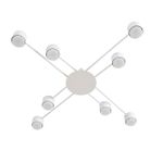 8305/8C COMFI белый, металл/акрил Светильник потолочный GX53 LED 8*7W 220V BENUA