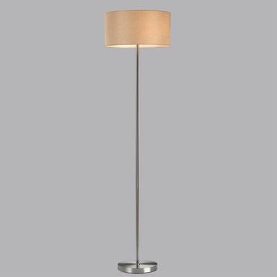 8250/2F MODERNI LN25 000  никель/бежевый, металл/текстиль Торшер Е27 2*60W 220V NIKKI
