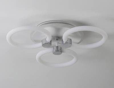 Светильник светодиодный потолочный FA3838/3 WH белый 42W 3000K-6400K+RGB D458*80 (ПДУ РАДИО 2.4G)