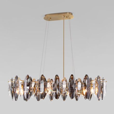 Умный подвесной светильник c хрусталем 372/8 Smart