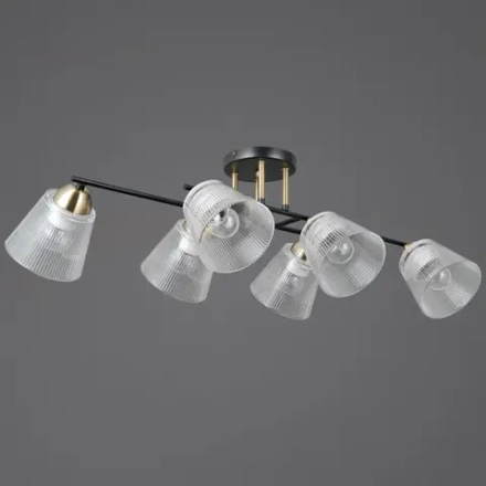IL0845-6CSQ-25BKAB ELITE светильник потолочный ILLUMICO, E27х6
