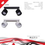 53019-9.5-002IL SPOT LIGHT GX53 WT светильник точ.