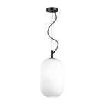 4751/1 PENDANT ODL21 411 белый/черный Подвес E27 60W ROOFI