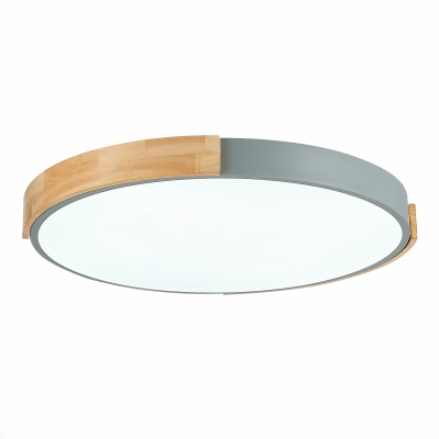 SLE201372-01 Светильник потолочный Серый, Светлое дерево/Белый LED 1*40W 3000K/4000K/6000K