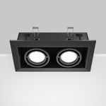 Встраиваемый светильник Metal Modern GU10х2, DL008-2-02-B. TM Maytoni