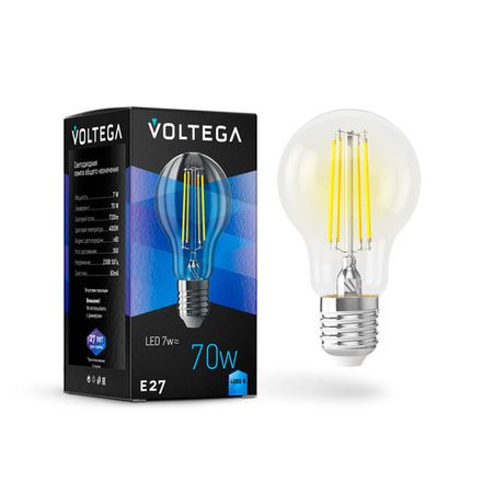 Светодиодная лампа Crystal A60 7W 4000K E27, 7141. TM Maytoni