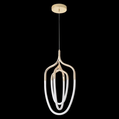 Светильник подвесной Crystal Lux PERA SP50W LED GOLD 3491/250