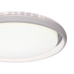 7697/DL MARON SN 93 Светильник пластик/белый/прозрачный LED 48Вт 3000-6000K D455 IP43 пульт ДУ HANI