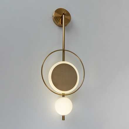 Настенный светильник Arte Lamp POLARIS A2604AP-7GO, 1хLED