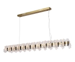 Люстра Мару латунь/черный жемчуг w120*16 h200 Led 40W (3000K)