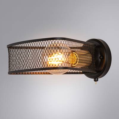 Бра Arte Lamp MAASYM A7044AP-1BK, 1хE27