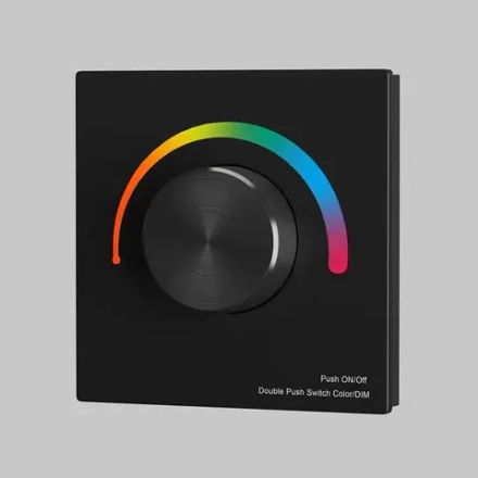 Роторная панель управления RF трехканальная 12-48В Цветная (RGB) 576Вт, 711028. TM Maytoni