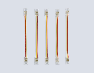 Соединитель гибкий двухсторонний COB CCT 12/24V для лент 8mm GS7911 (3 конт.) (5шт. в комплекте)