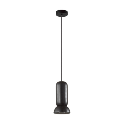 5054/1D PENDANT ODL24 379 черный/металл/керамика Подвес GU10 LED 4W KERAMA
