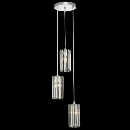 Citilux Джейн CL306031 Хрустальный подвесной светильник Хром