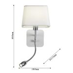 Настенный светильник Baumwolle 1687-2W. ТМ Favourite