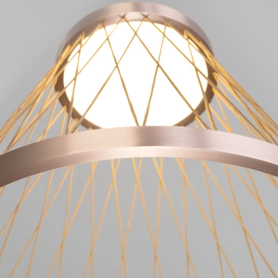 Подвесной светодиодный светильник 40016/1 LED коричневый, LED