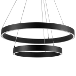 748117 Люстра SATURNO LED 60W 4400LM 70G ЧЕРНЫЙ 3000-6000K