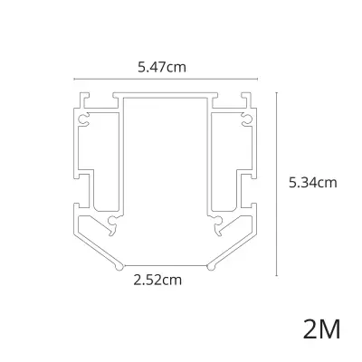 Профиль для накладного магнитного шинопровода Arte Lamp EXPERT-ACCESSORIES A640205