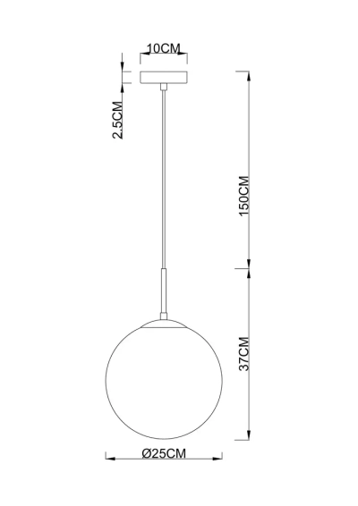 Подвесной светильник Arte Lamp VOLARE A1561SP-1BK, 1хE27
