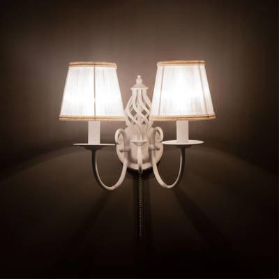 Citilux Ровена CL427320 Бра с абажурами с выключателем Белое