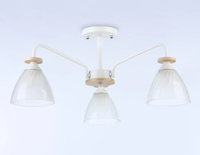 Светильник подвесной TR9562/3 WH/FR белый/белый матовый E27/3 max 40W D620*250