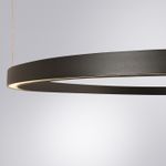 Подвесная люстра Arte Lamp SMOOTH A2223SP-1BK, 1хLED
