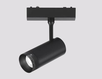 Светильник светодиодный трековый ZOOM для шинопровода Magnetic Ultra Slim GV1571 BK черный IP20 10W 4200K 48V 15-51° D55*185