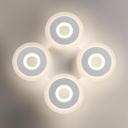 8016/70CL LEDIO LN25 белый/прозрачный металл/акрилл Потолочный светильник LED 70W 220V 3000-6000K VANDY