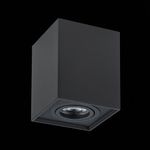 ST109.407.01 Светильник потолочный Мат. черный GU10 1*50W  L100xW100xH123 220V Без ламп