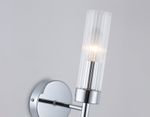 Светильник настенный LH55154 CH/CL хром/прозрачный E14 max 40W 155*100*245
