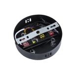 8341/28L LEDIO LN черный/прозрачный металл/акрил Люстра подвесная LED 28W 3000K 220V VINORA