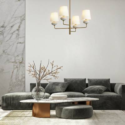 Подвесной светильник Ceramics FR2029PL-06BS, E14х6. TM Maytoni