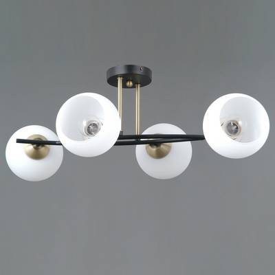 IL0798-4CSQ-25 BK AB TRENTO светильник потолочный