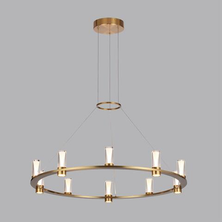 7144/70L HIGHTECH ODL26 515 светильник античная бронза/акрилл/металл IP20 LED 60W 3830Лм 3000K 180° 220V DEFANCE