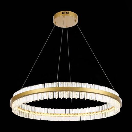 SL383.223.01 Светильник подвесной ST-Luce Матовое золото/Прозрачный LED 1*60W 3000K